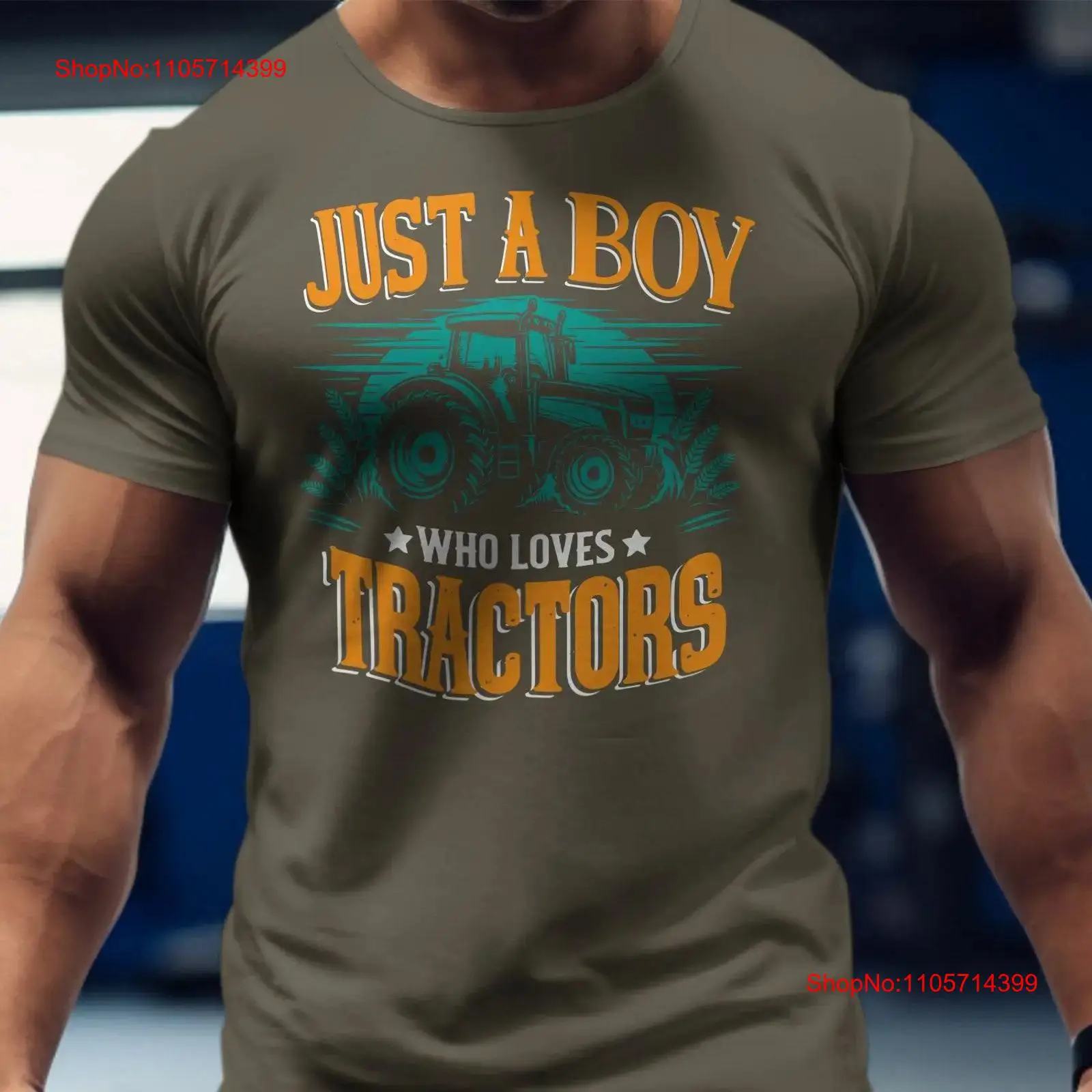Agriculture Farming For Kids - Traktor-T-Shirt für Jungen, Just A Boy