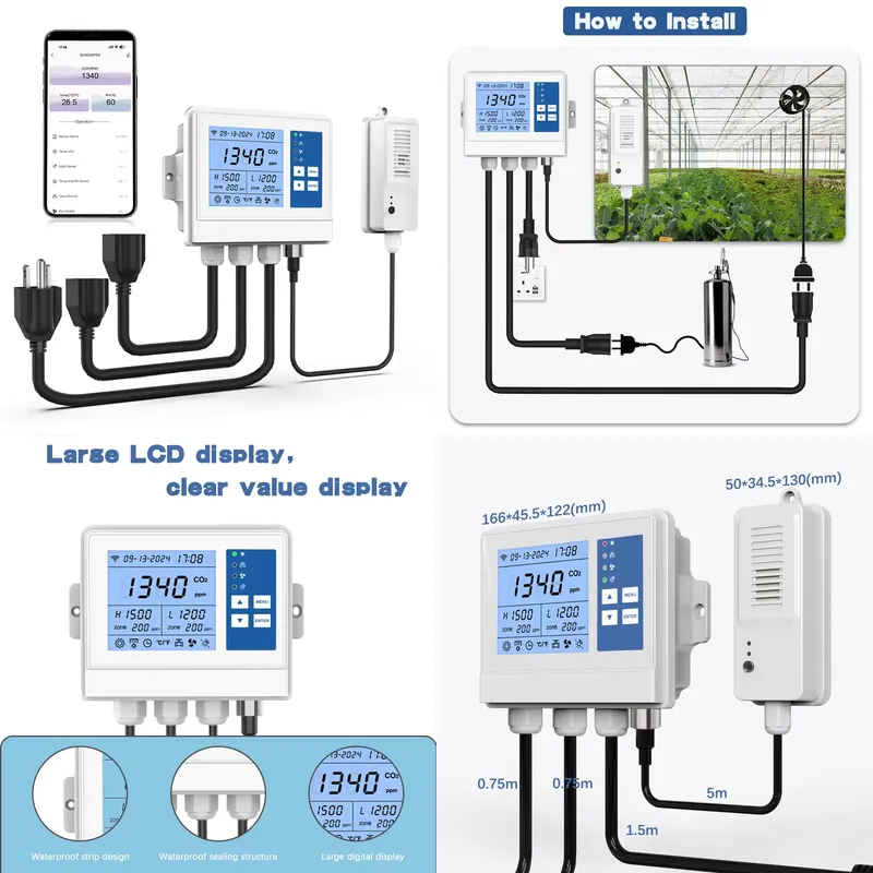 Farming Agriculture & Cooking - Intelligenter Klimacontroller WLAN Umweltcontroller für Obst-