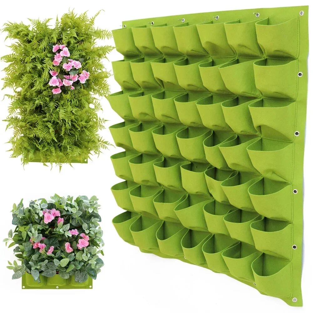 Agriculture Vertical Farming - NEUE Wandbehang Taschen Pflanztaschen Blumentopf Hausgarten