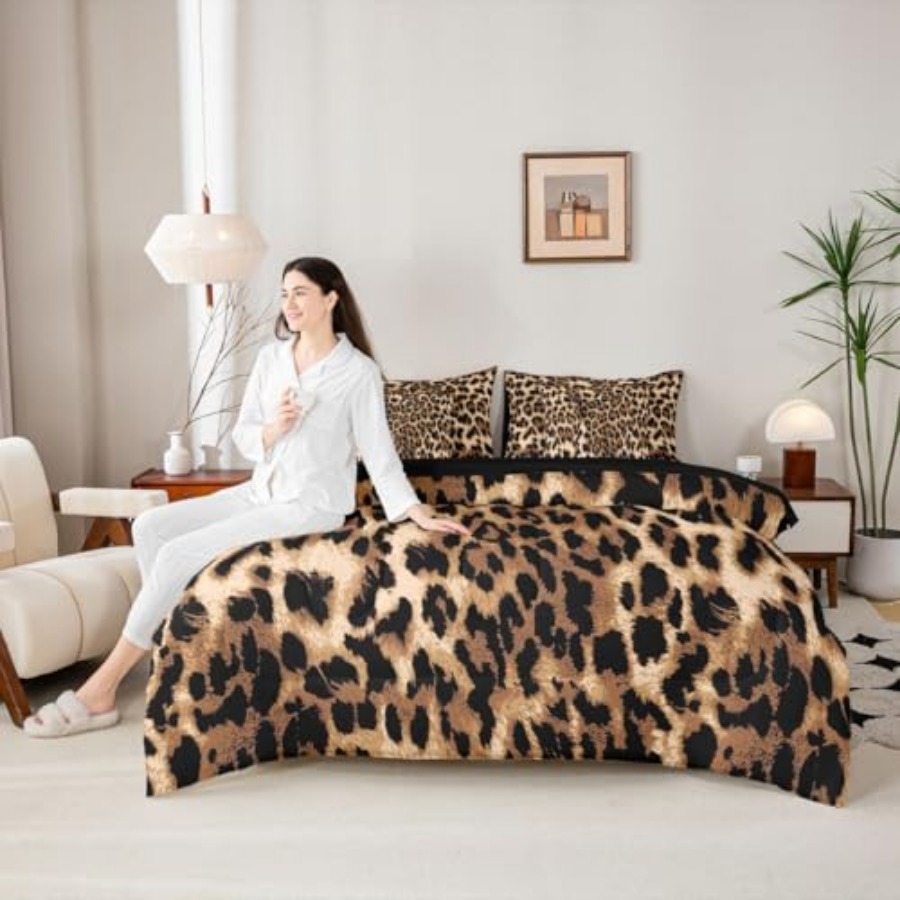 Leopardenmuster Bettwäsche-Set – Farming Africa Bewertung und Preis